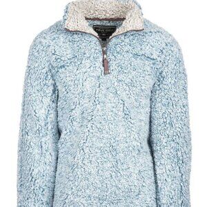 Blue True Grit Size Medium Quarter-Zip Jacket